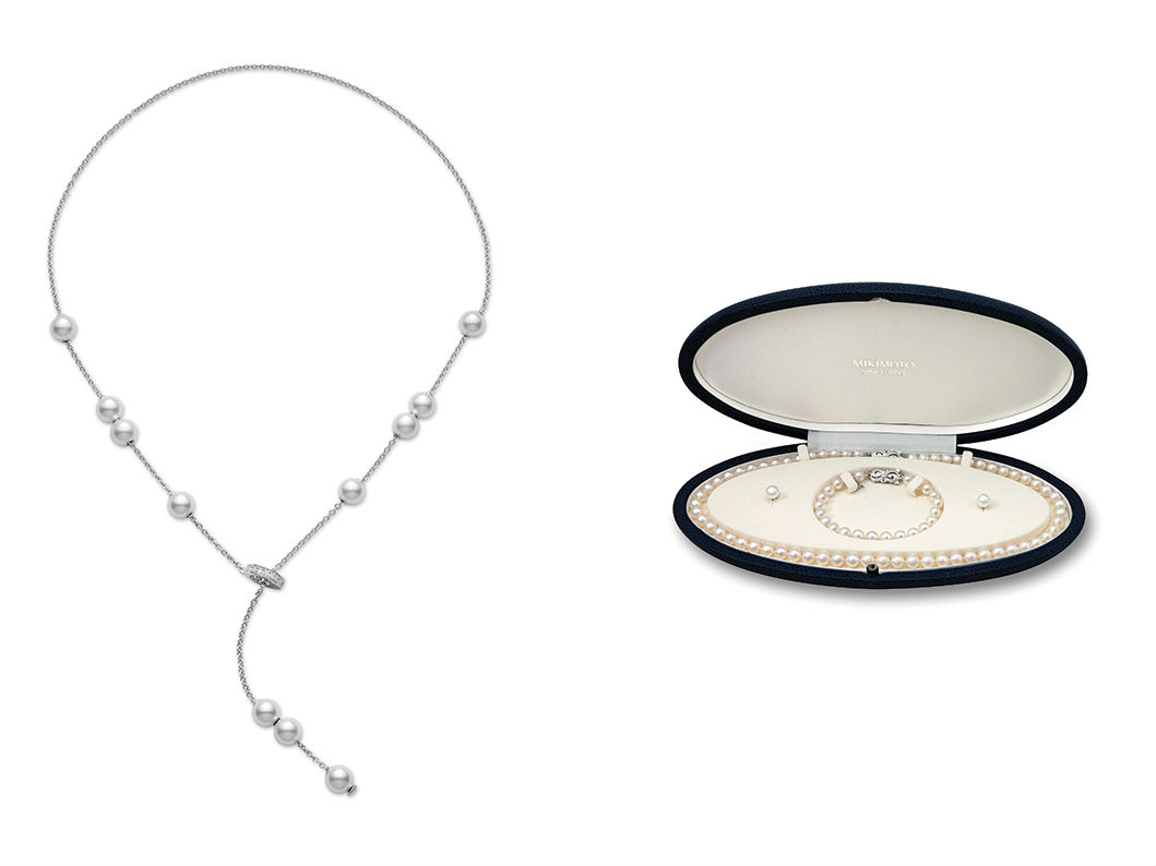 Mikimoto pearl jewelry at BENARI JEWELERS