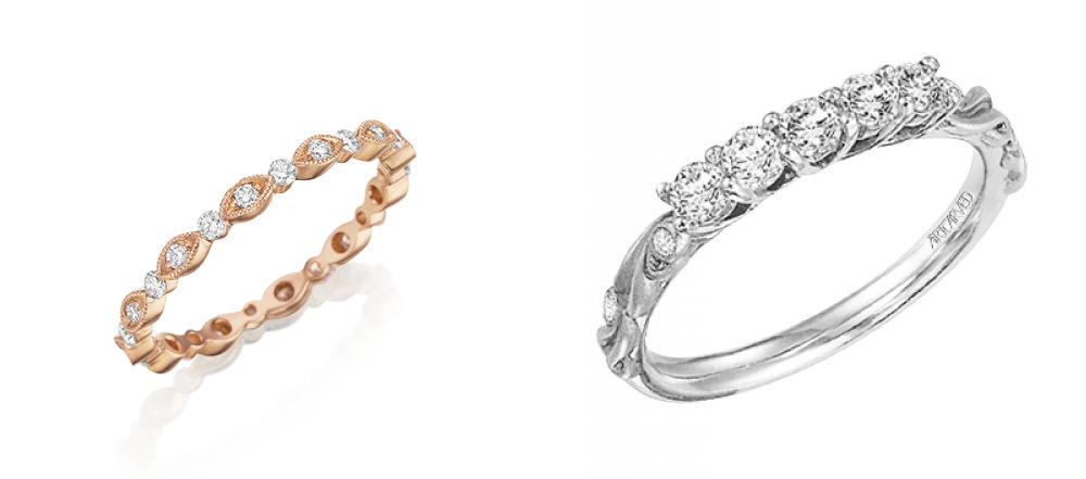 Henri Daussi and Artcarved Wedding Bands