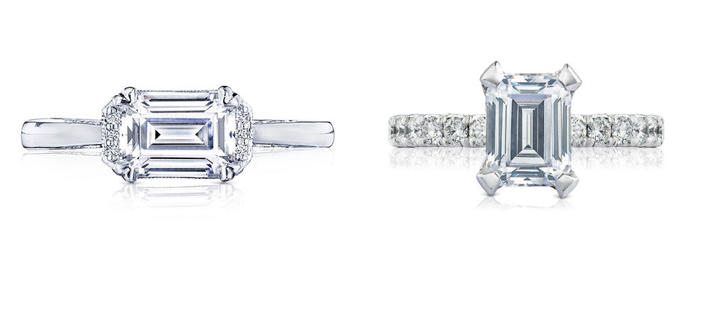 Tacori Step-Cut Engagement Rings