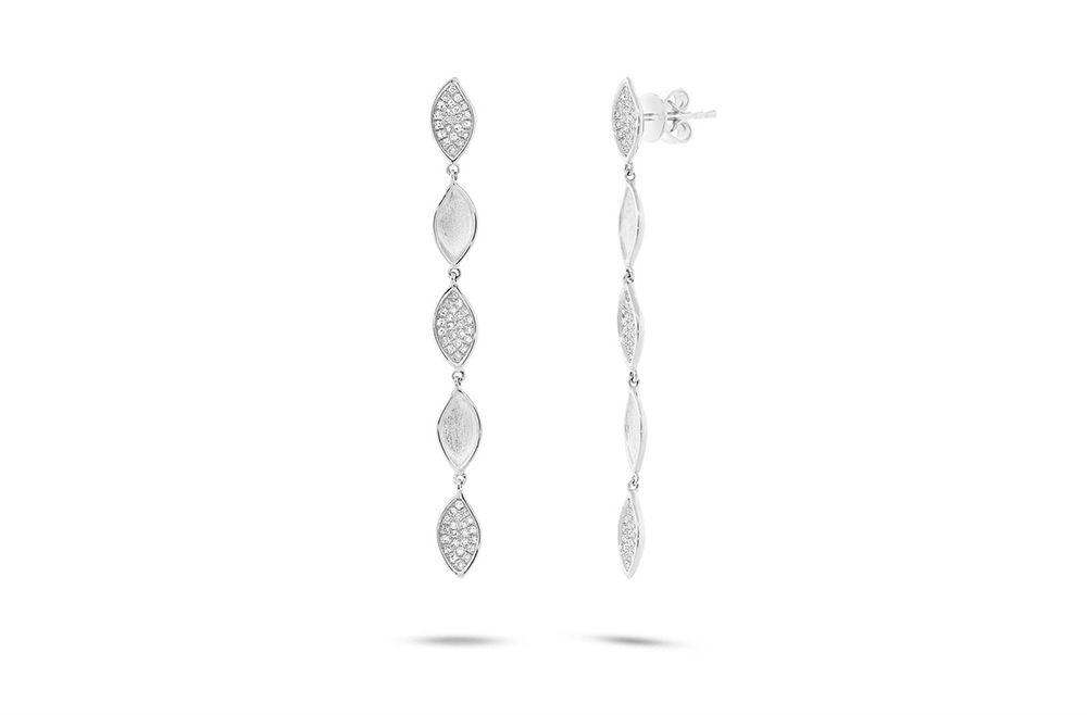 Shy Creation Diamond Drop Earrings