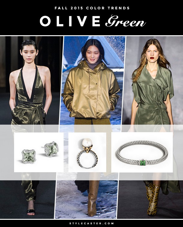 Fall Color Trends - John Hardy Jewelry to Match Your Olive Green Outfit