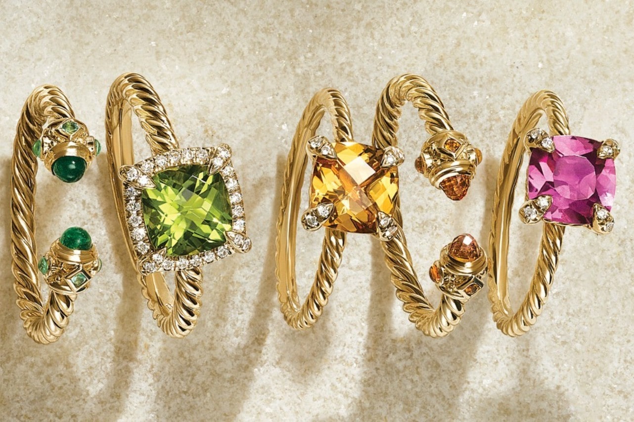 Colorful gemstone jewelry from David Yurman, available at BENARI JEWELERS