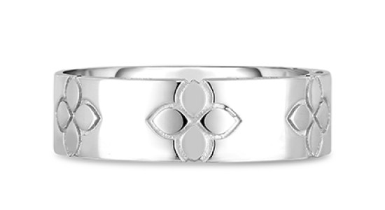 A white gold fashion ring by Roberto Coin, available at BENARI JEWELERS.