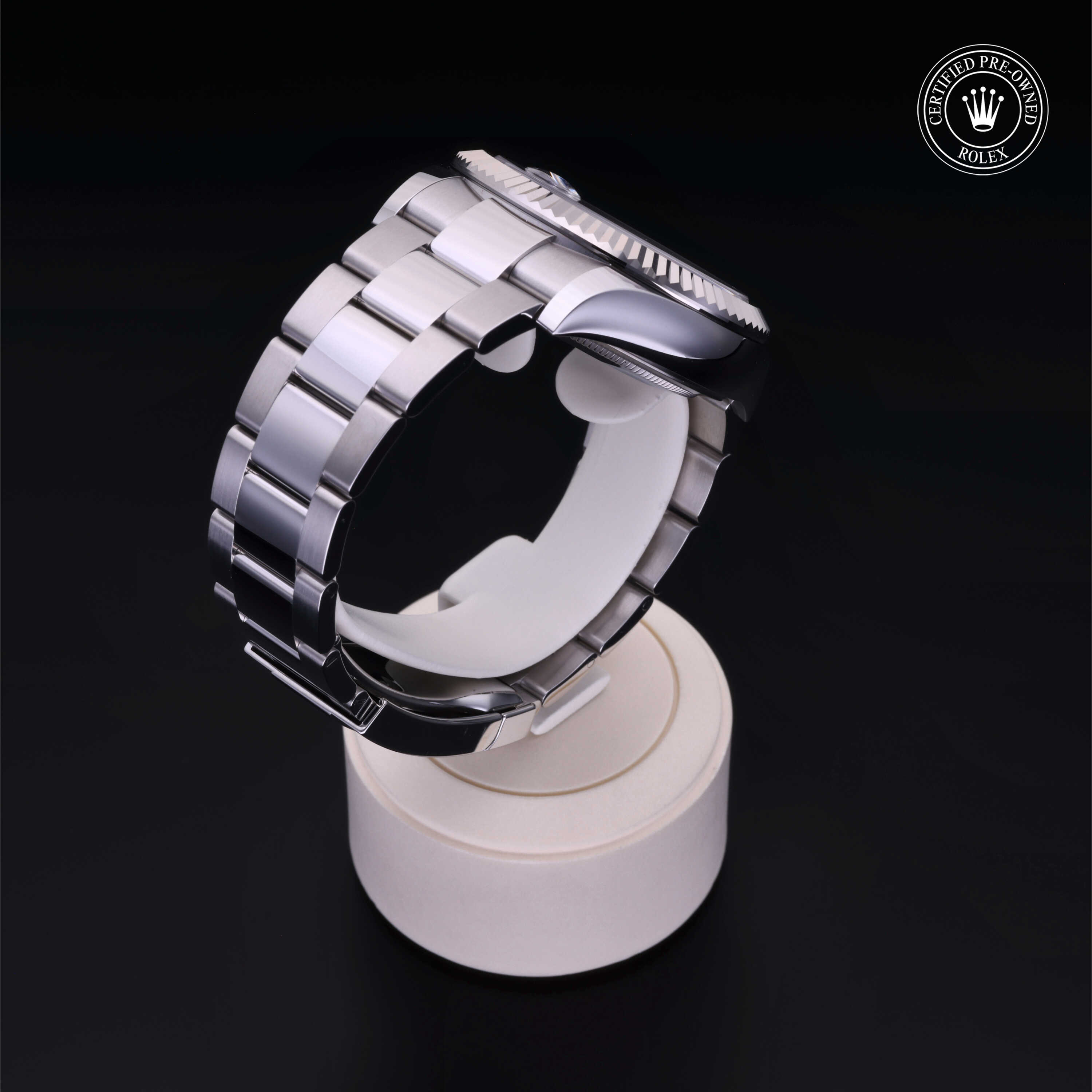 Rolex Sky-Dweller in Rolesor 18 Carat White M326934-0003 at Benari Jewelers