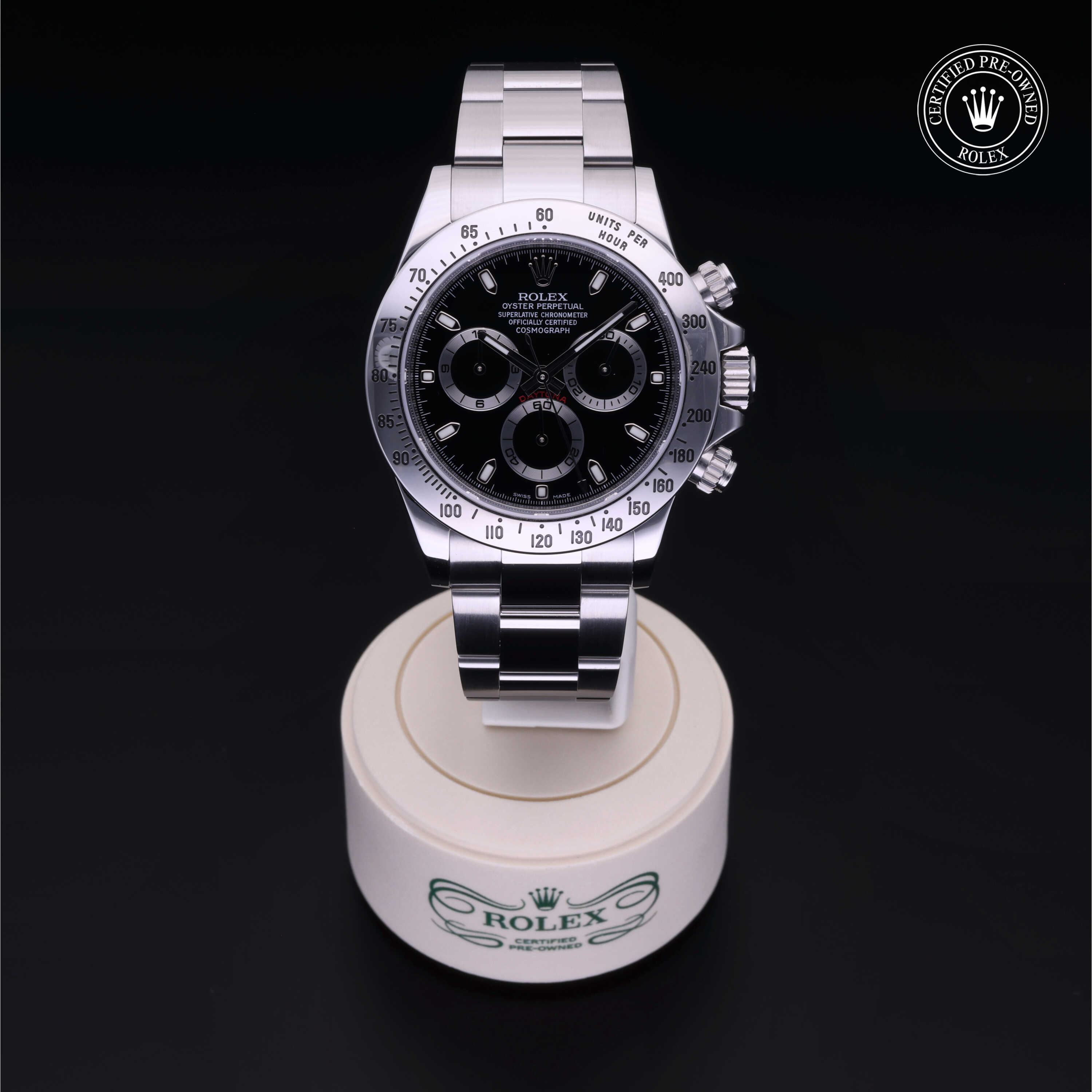 Rolex Cosmograph Daytona in Steel M116520-0015 at Benari Jewelers