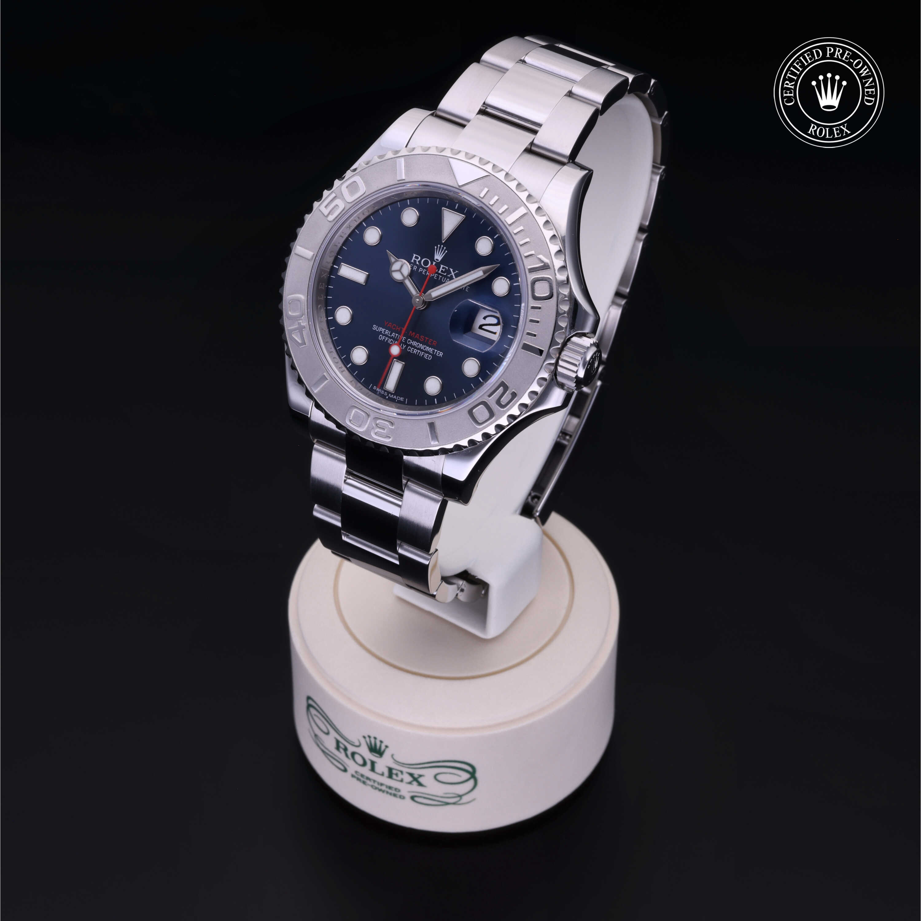 Rolex Yacht-Master in Rolesium Platinum M116622-0001 at Benari Jewelers