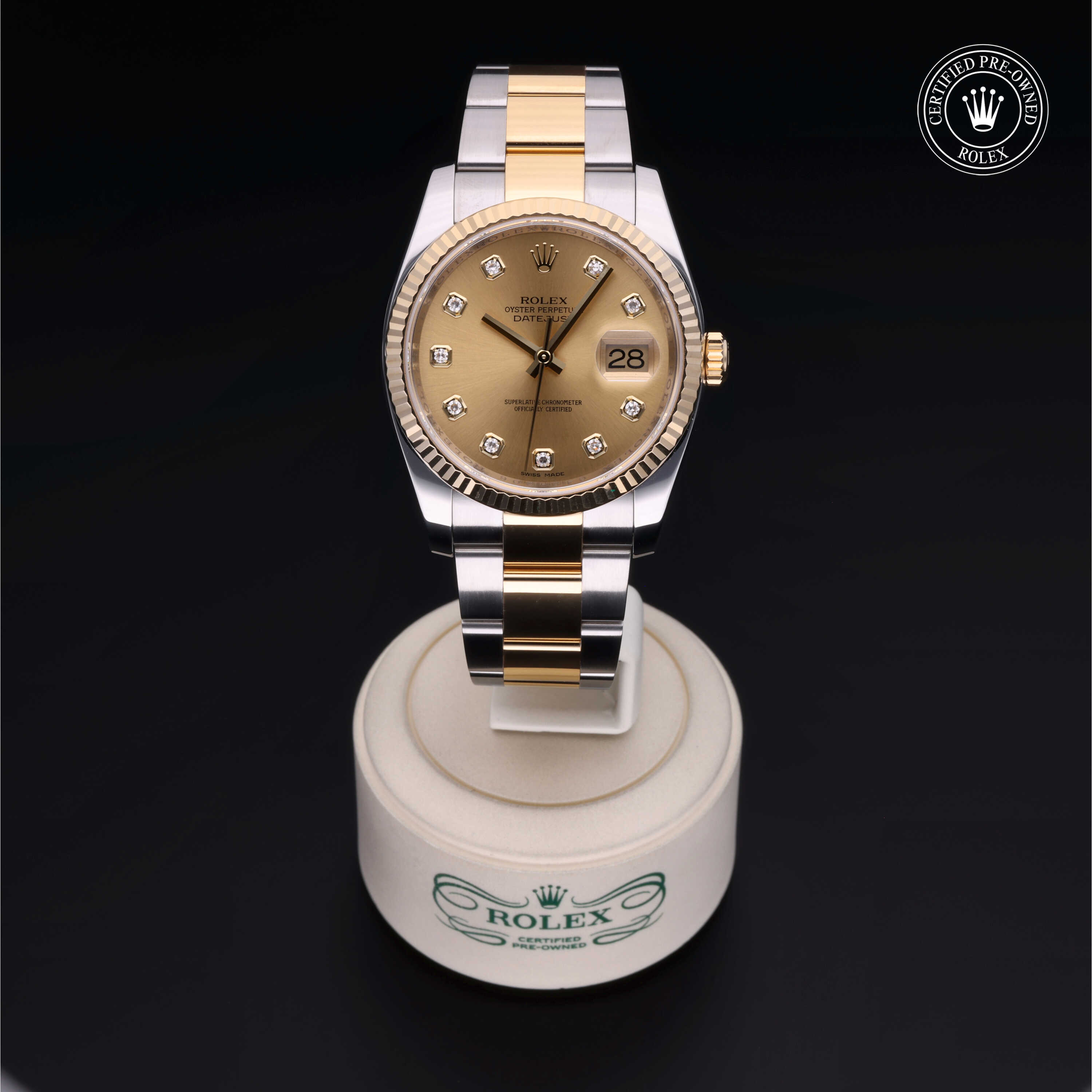 Rolex Datejust in Rolesor 18 Carat Yellow M116233-0172 at Benari Jewelers
