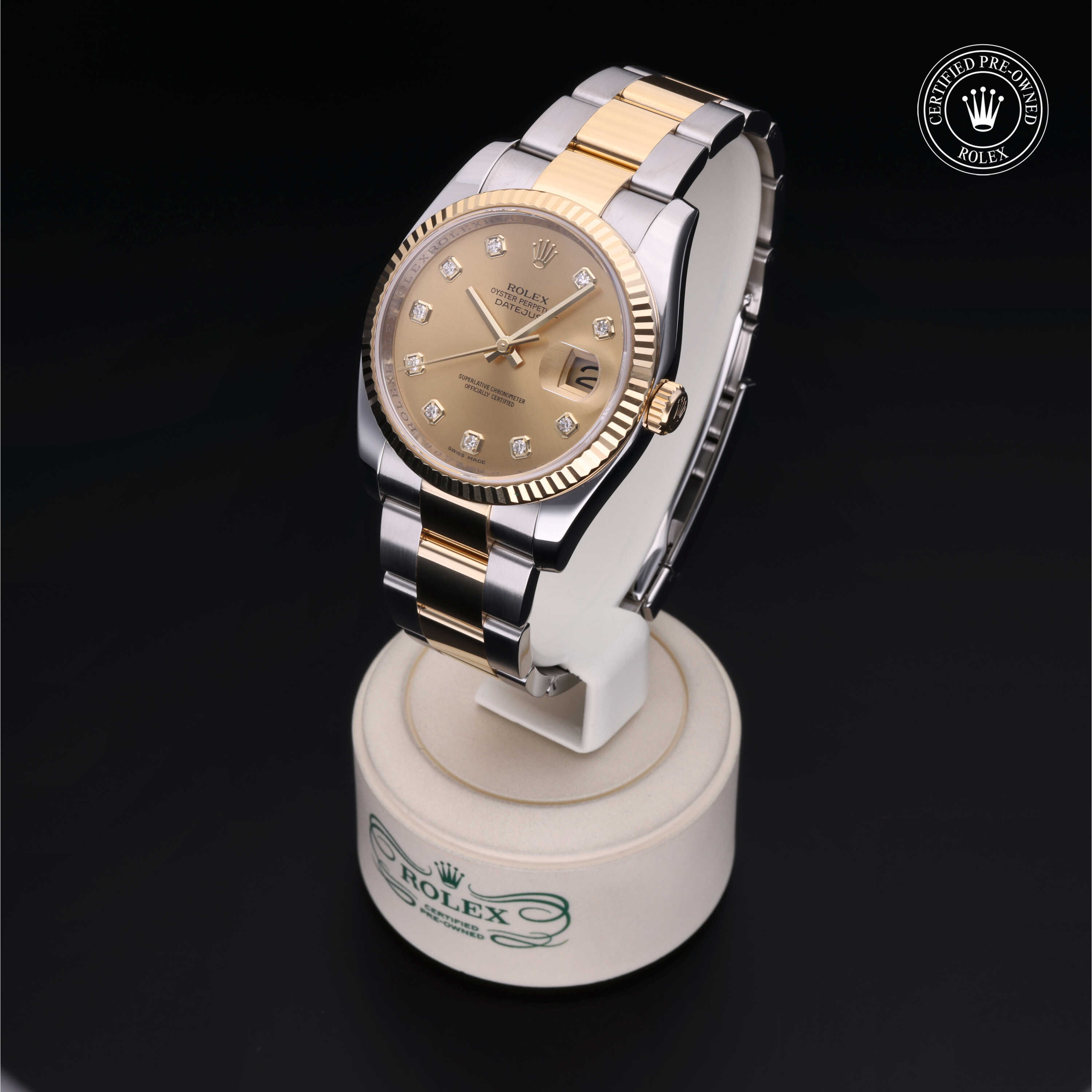 Rolex Datejust in Rolesor 18 Carat Yellow M116233-0172 at Benari Jewelers