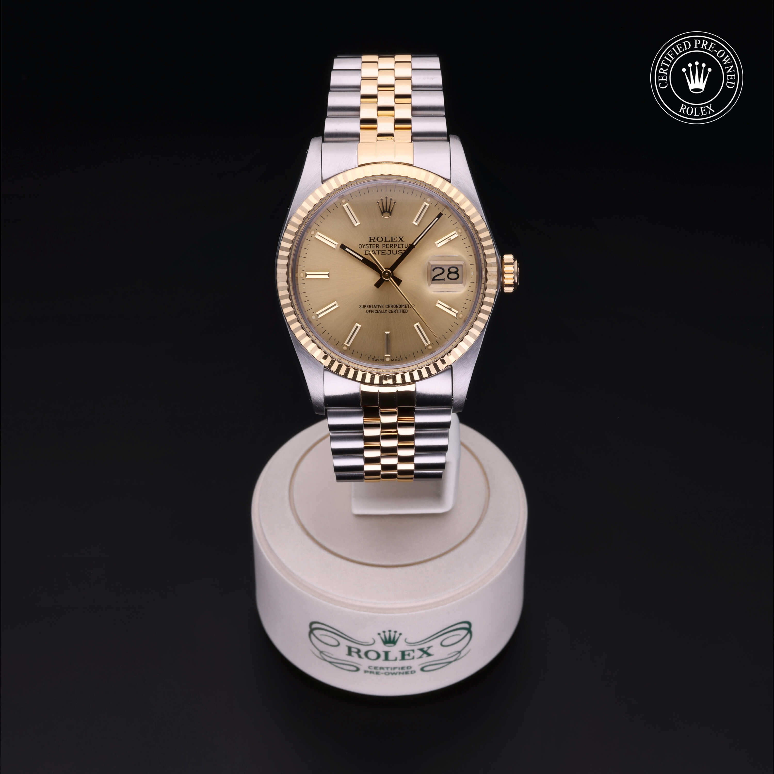 Rolex Datejust in Rolesor 18 Carat Yellow  at Benari Jewelers