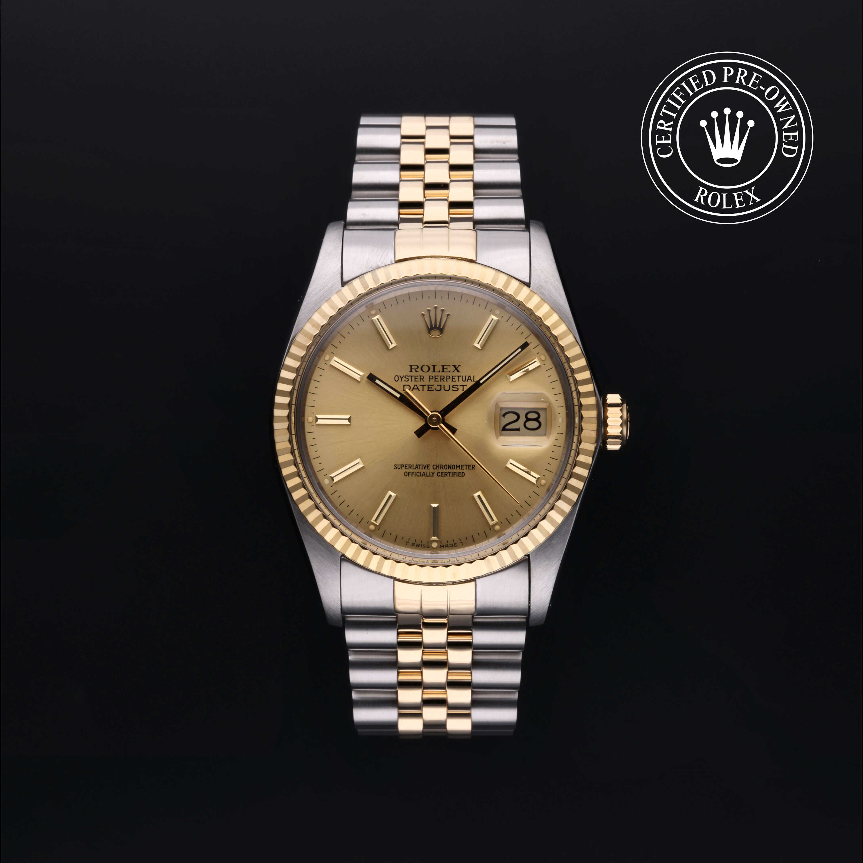 Rolex Datejust in Rolesor 18 Carat Yellow  at Benari Jewelers