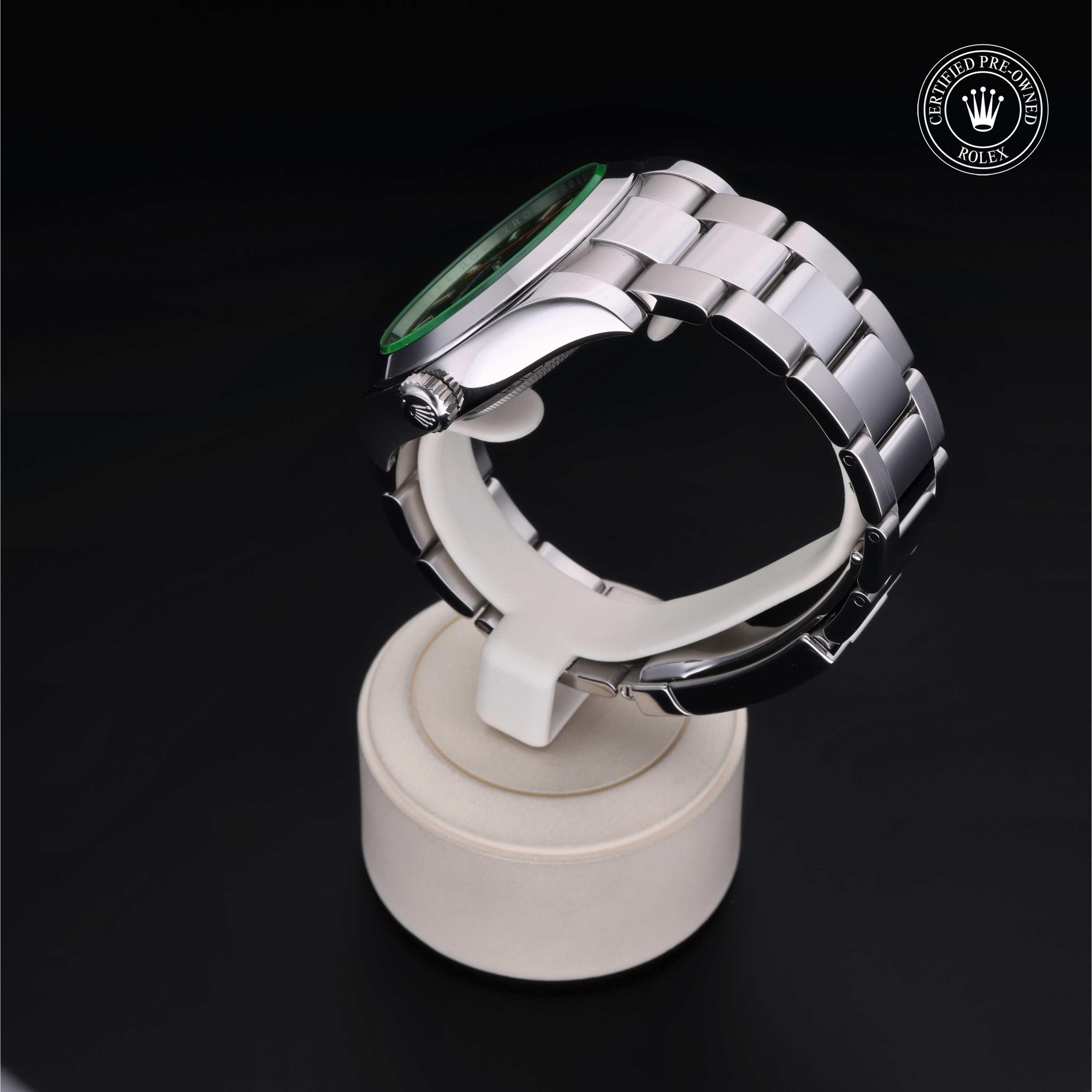 Rolex Milgauss in Steel M116400GV-0001 at Benari Jewelers