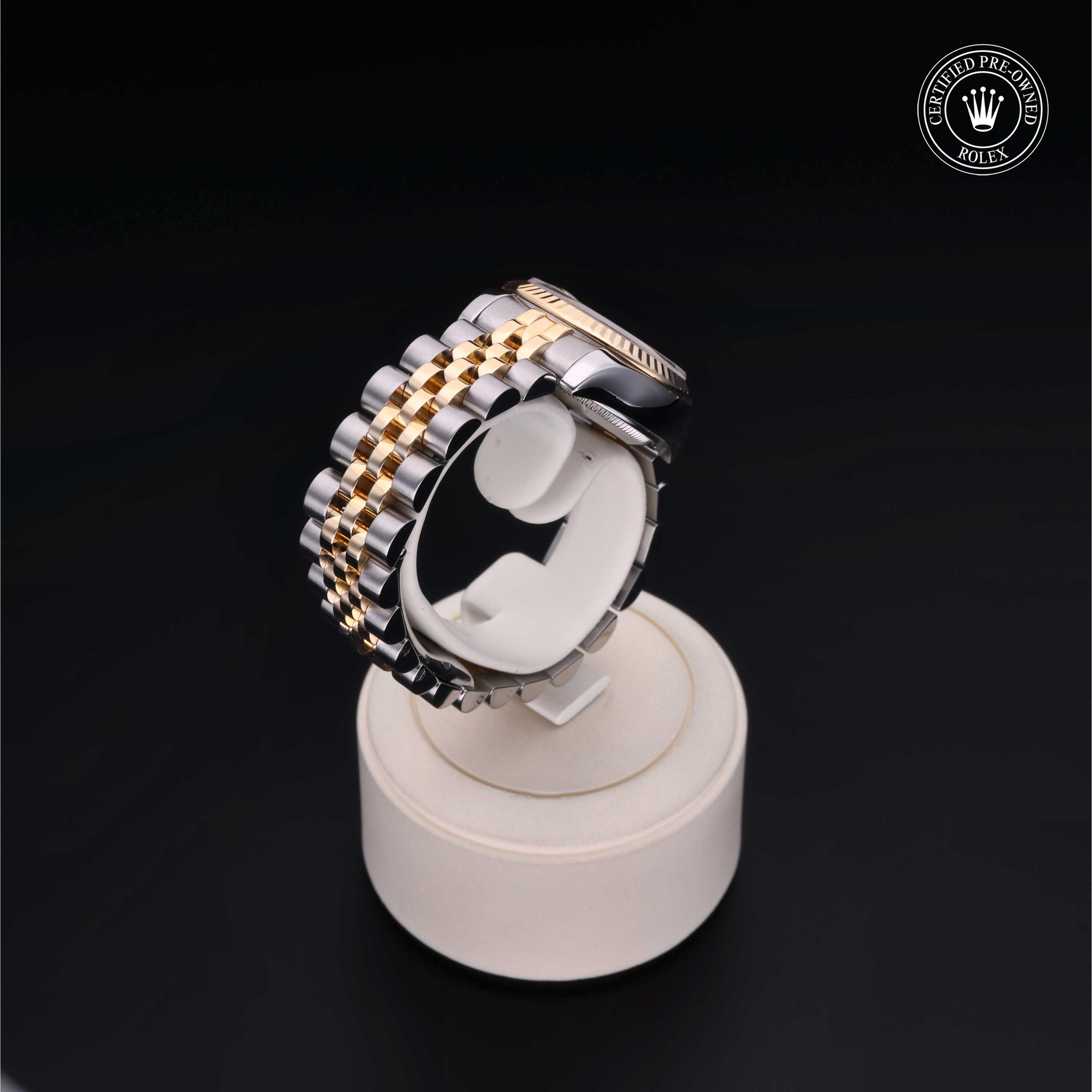 Rolex Lady-Datejust in Rolesor 18 Carat Yellow M179173-0093 at Benari Jewelers