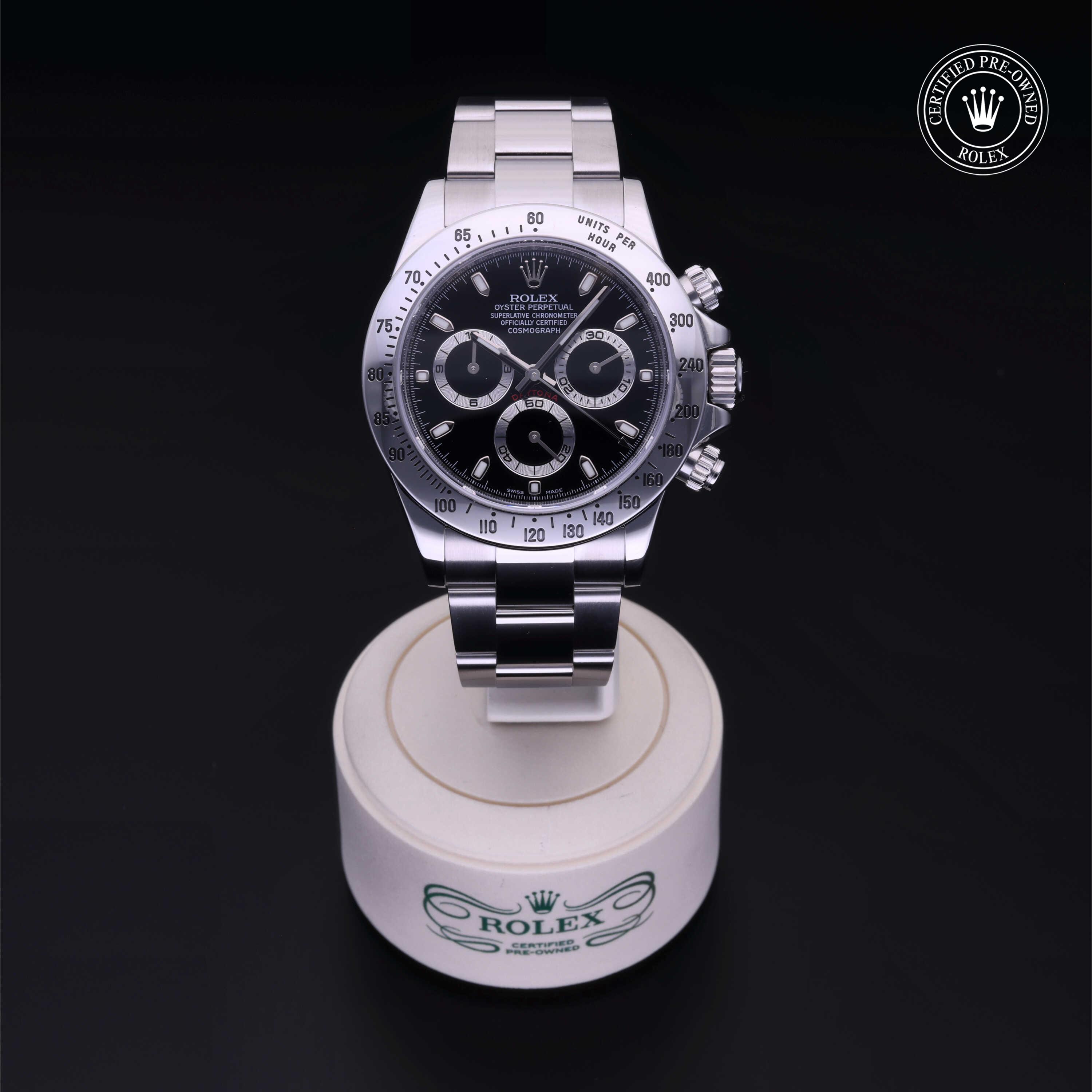 Rolex Cosmograph Daytona in Steel M116520-0015 at Benari Jewelers