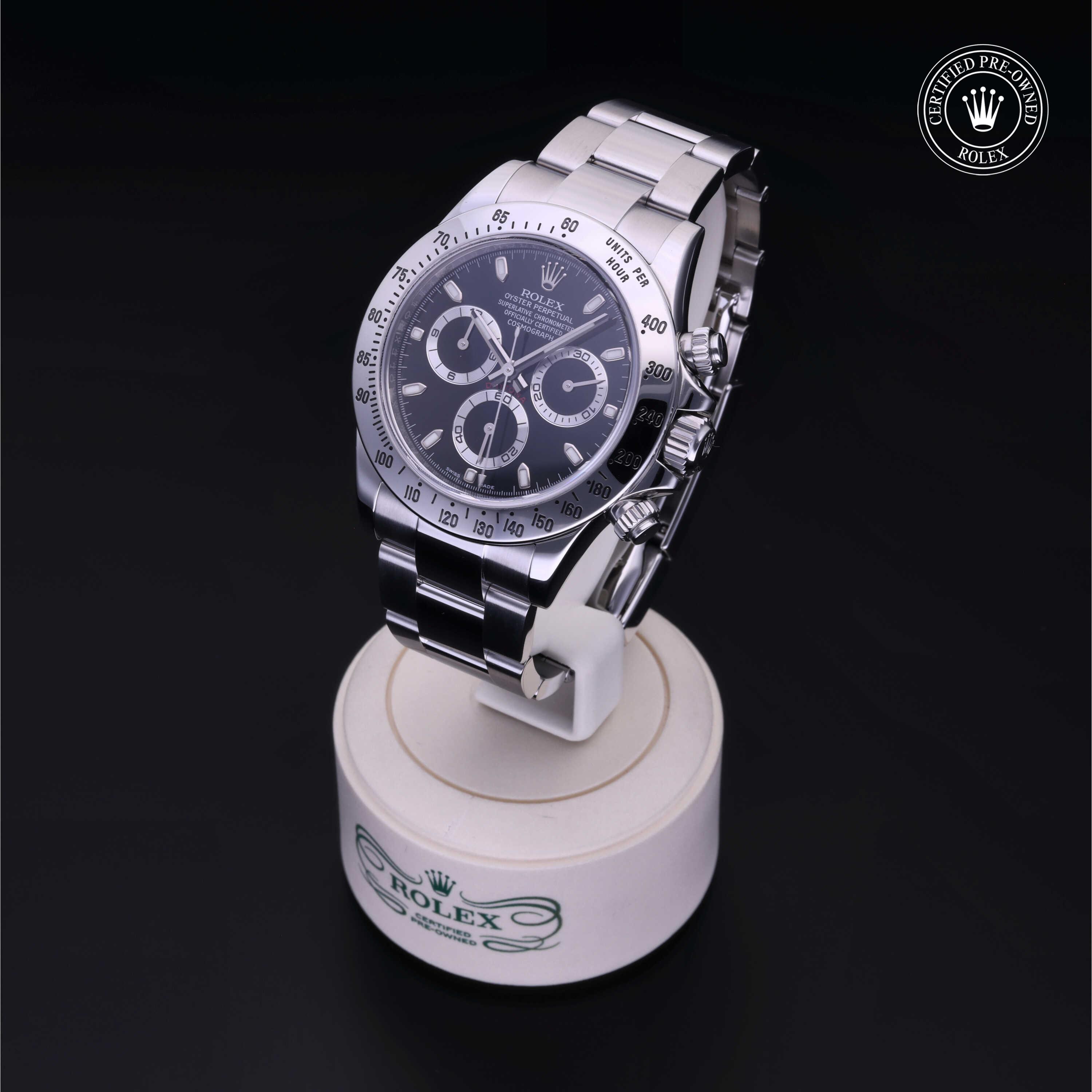 Rolex Cosmograph Daytona in Steel M116520-0015 at Benari Jewelers