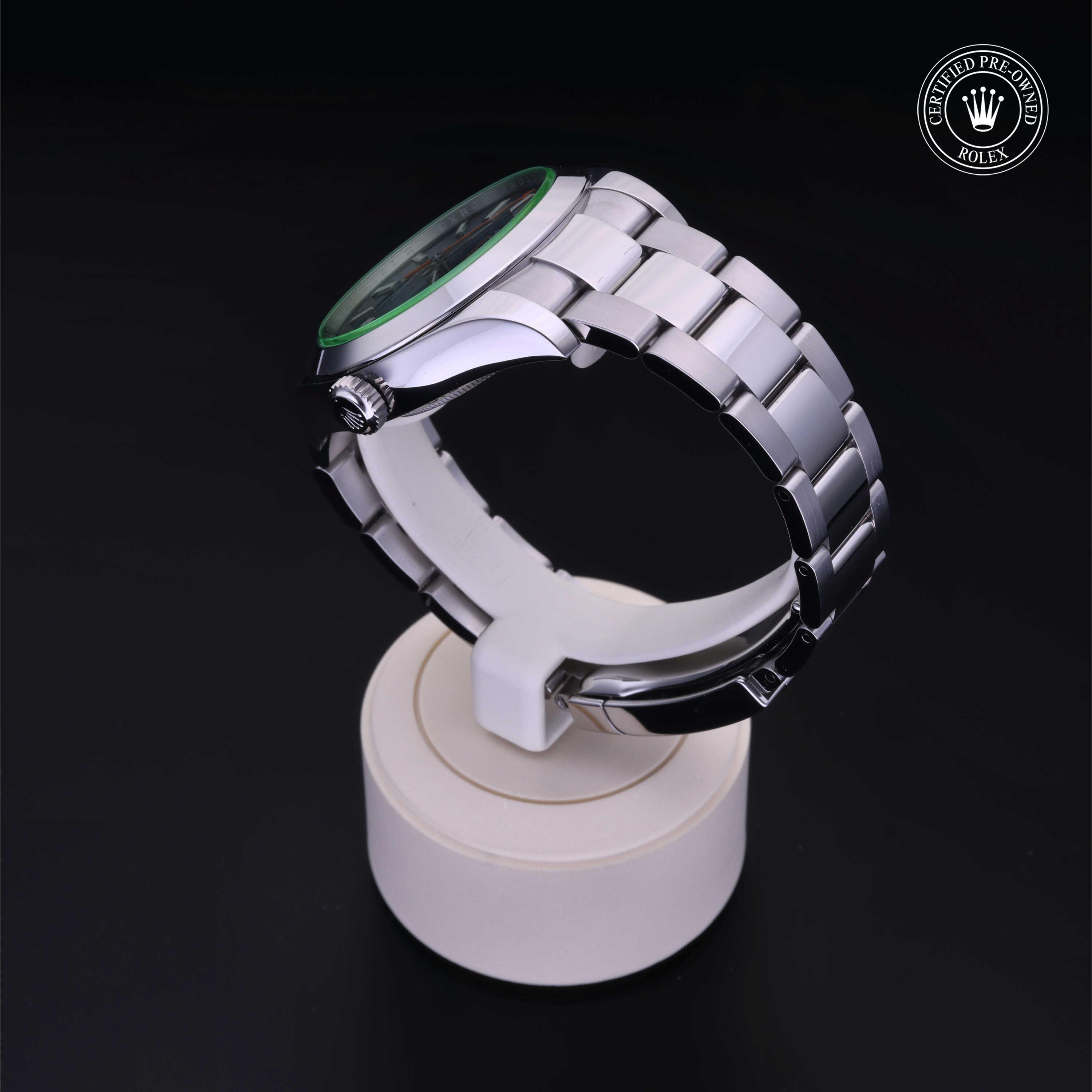 Rolex Milgauss in Steel M116400GV-0002 at Benari Jewelers