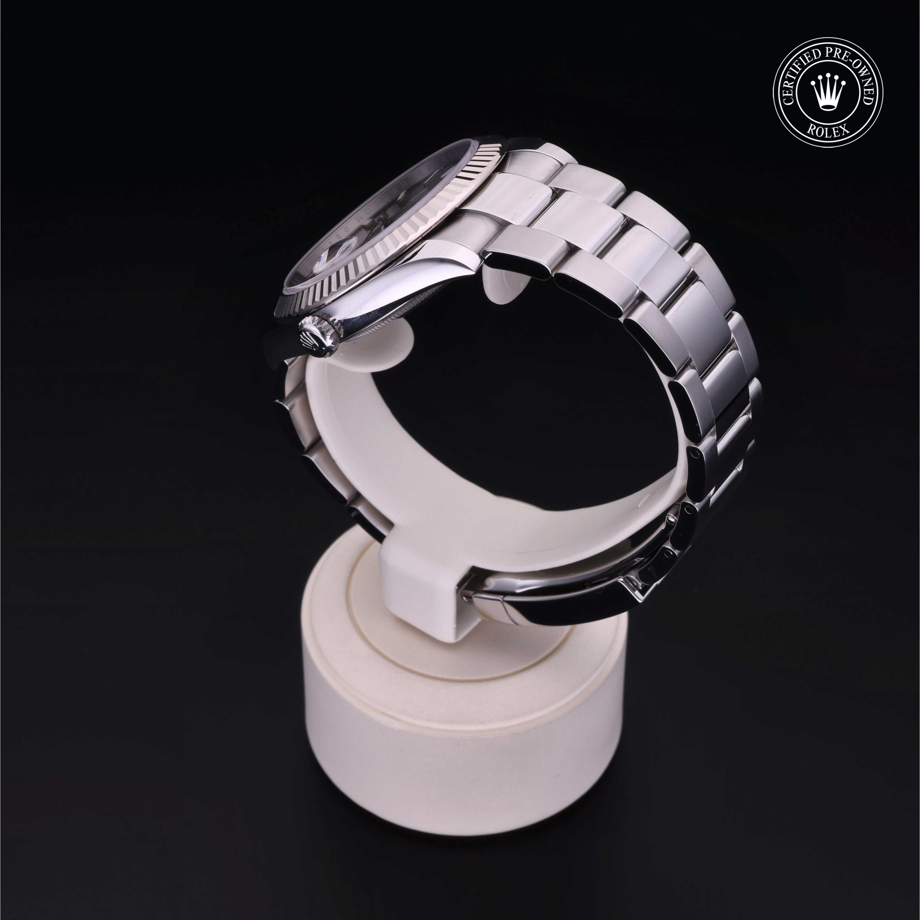 Rolex Datejust in Rolesor 18 Carat White M126334-0013 at Benari Jewelers
