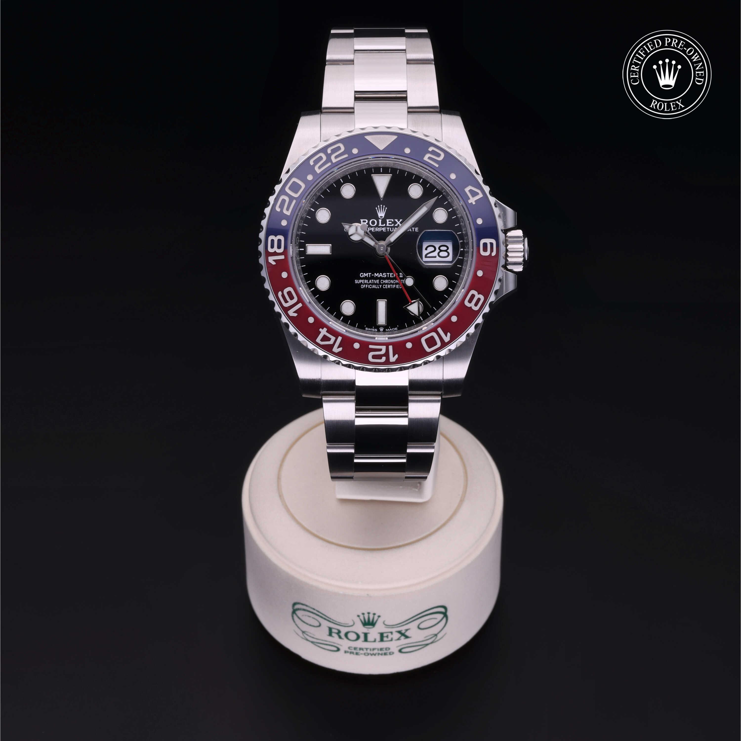 Rolex GMT-Master II in Steel M126710BLRO-0002 at Benari Jewelers