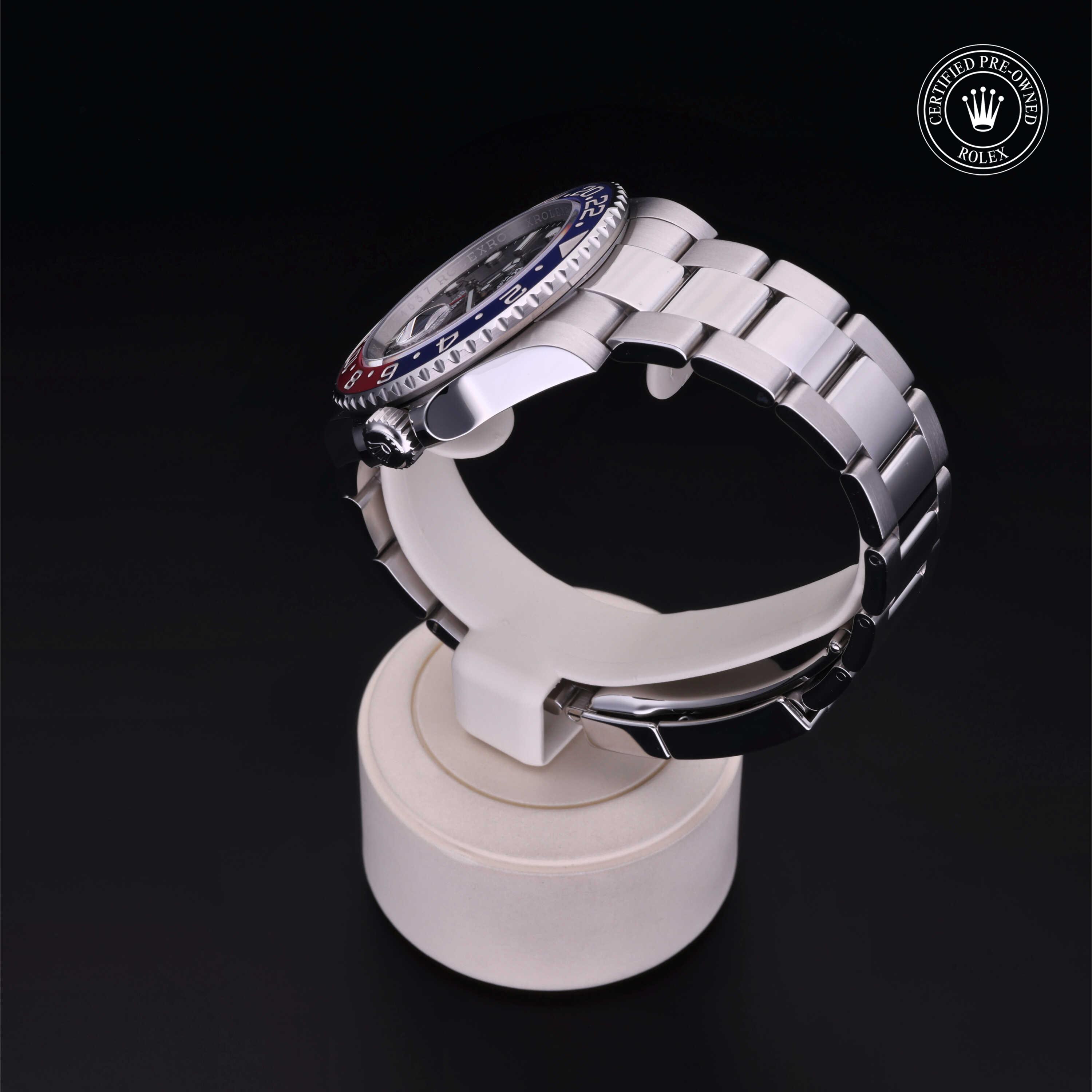 Rolex GMT-Master II in Steel M126710BLRO-0002 at Benari Jewelers