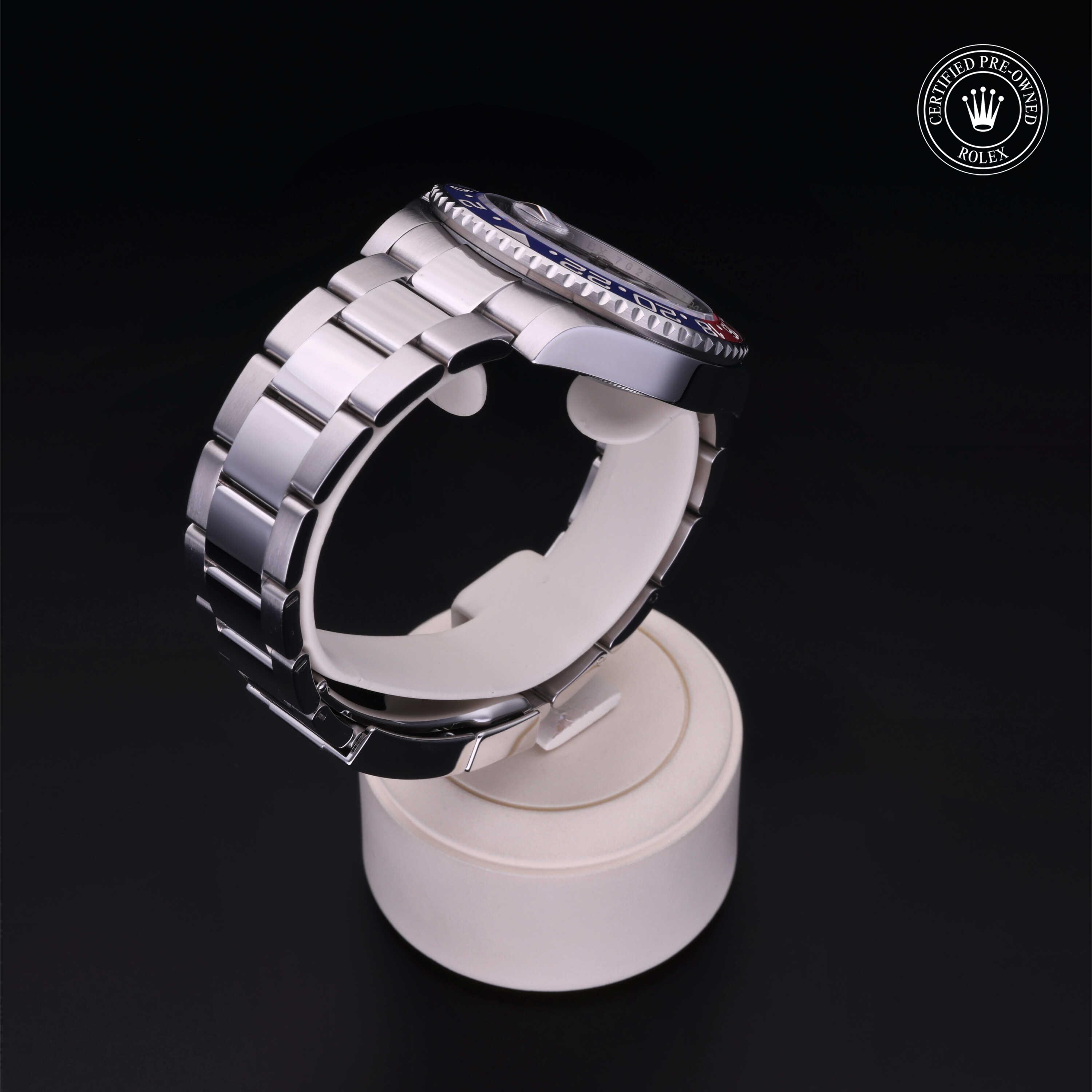Rolex GMT-Master II in Steel M126710BLRO-0002 at Benari Jewelers