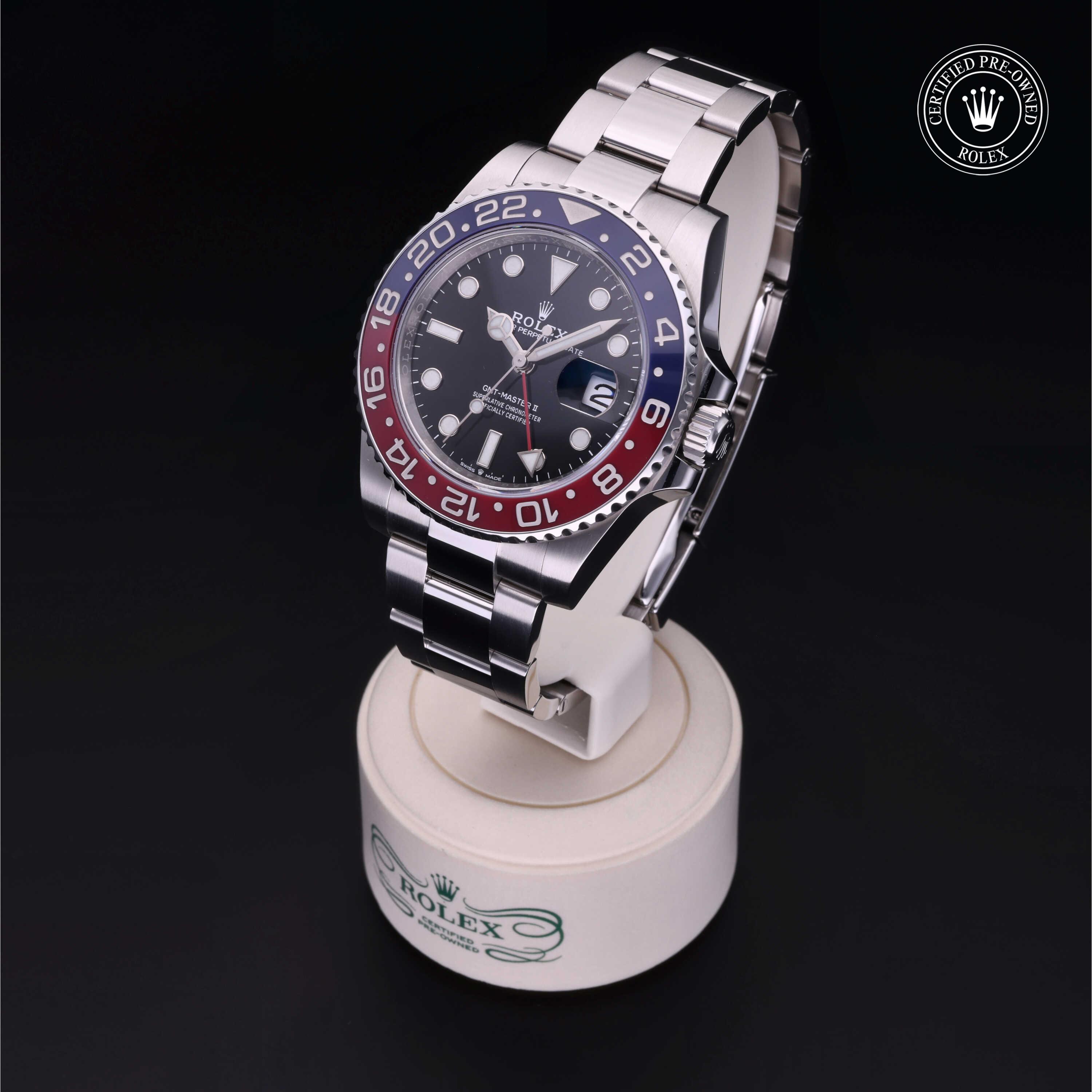 Rolex GMT-Master II in Steel M126710BLRO-0002 at Benari Jewelers