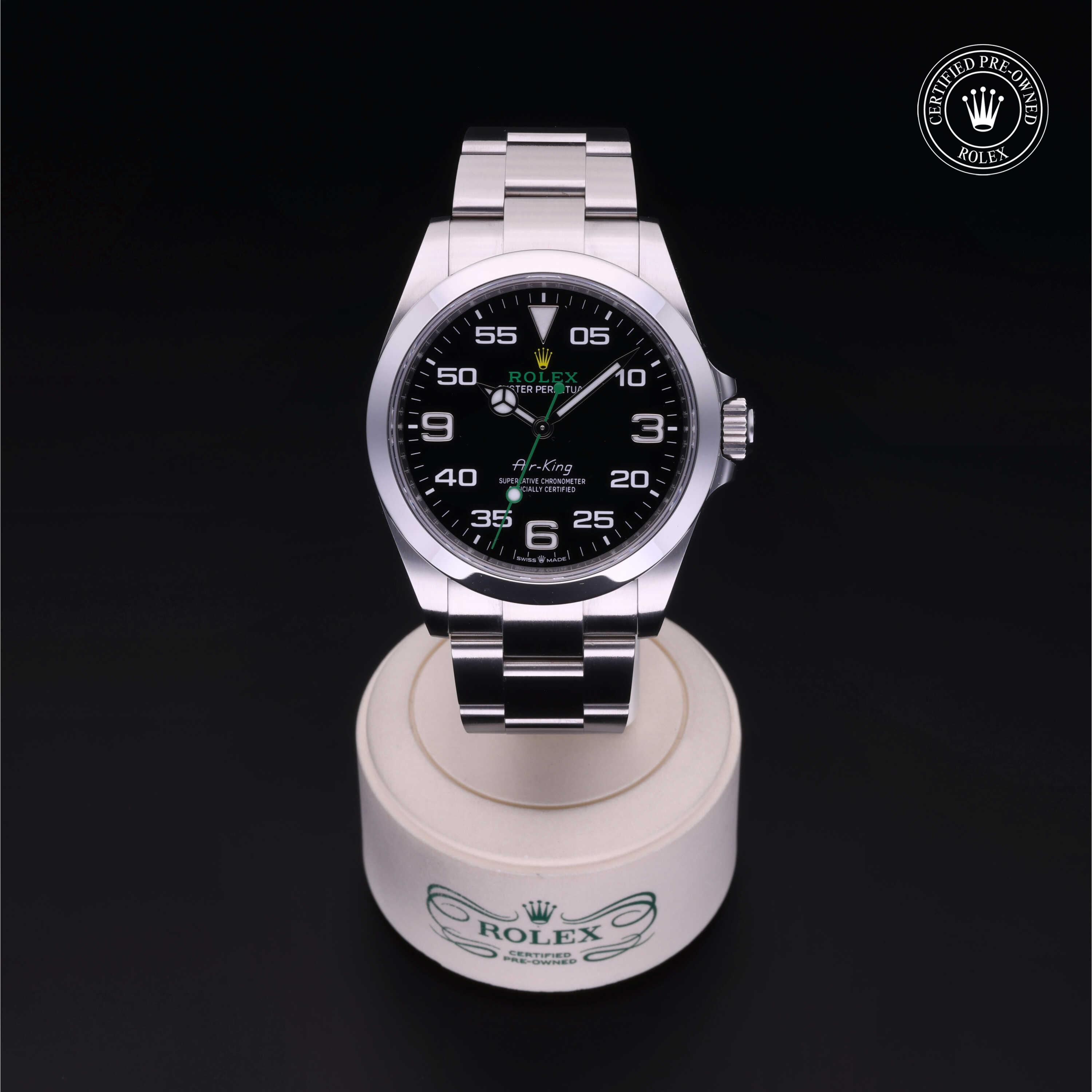 Rolex Air-King in Steel M126900-0001 at Benari Jewelers