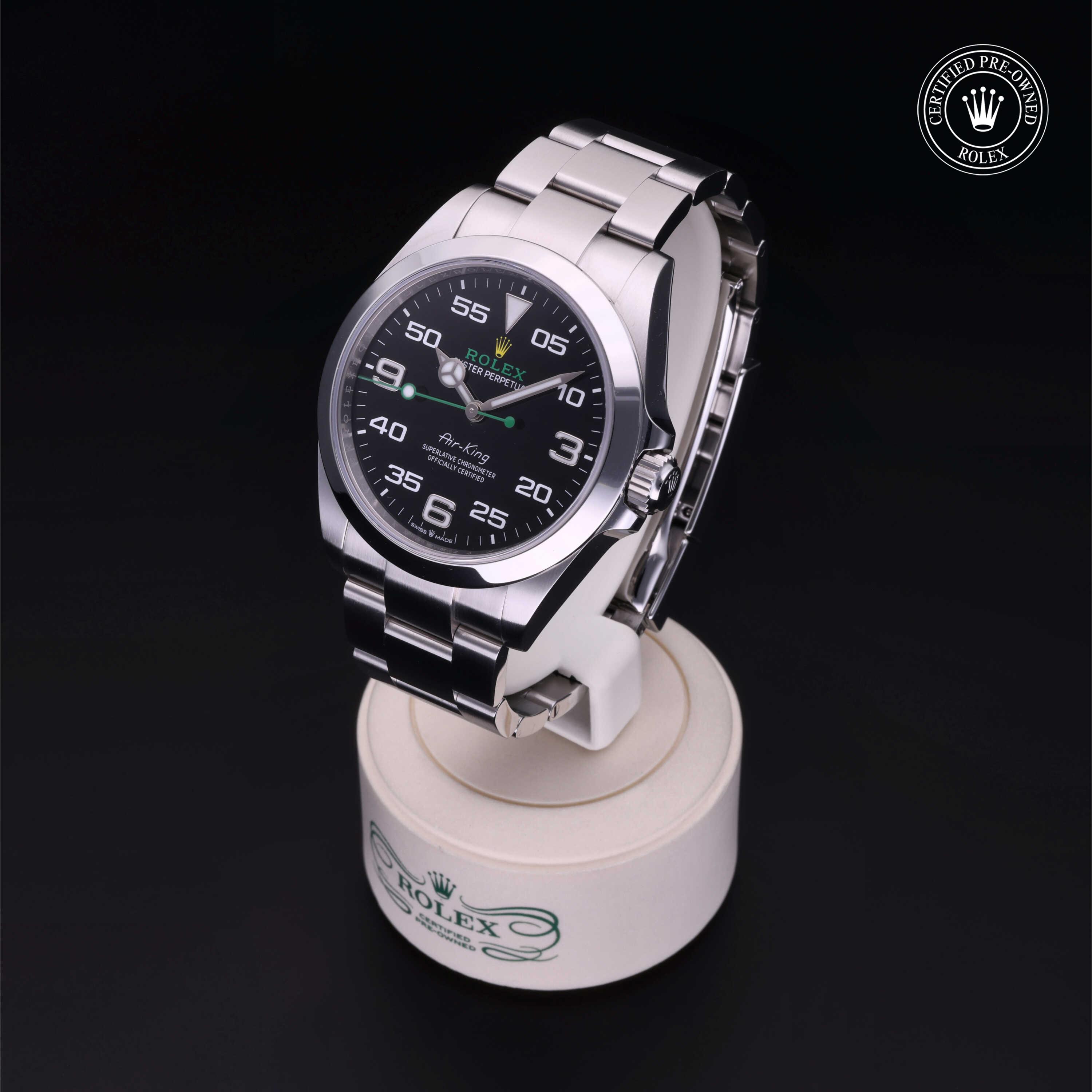 Rolex Air-King in Steel M126900-0001 at Benari Jewelers