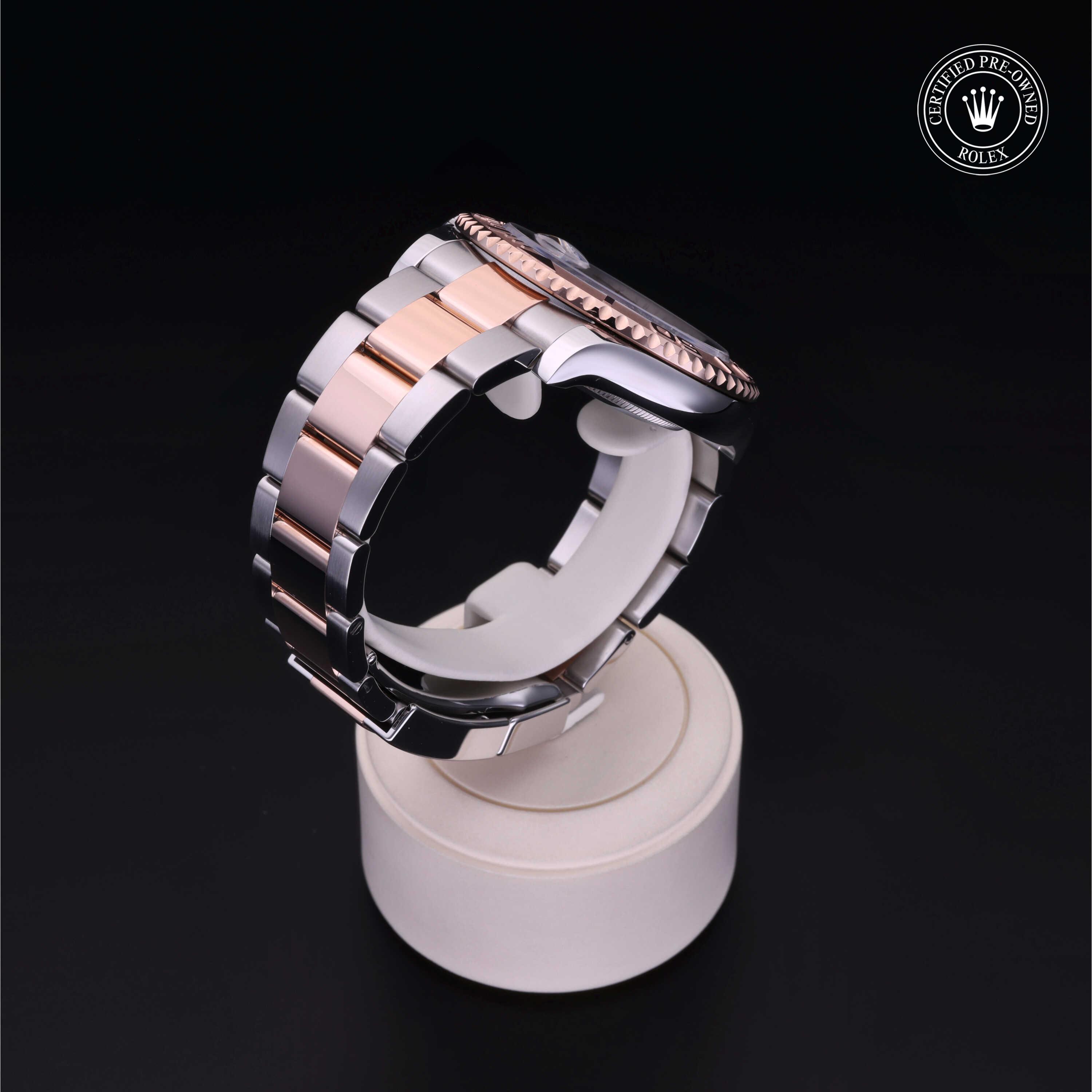 Rolex Yacht-Master in Rolesor 18 Carat Red M126621-0002 at Benari Jewelers