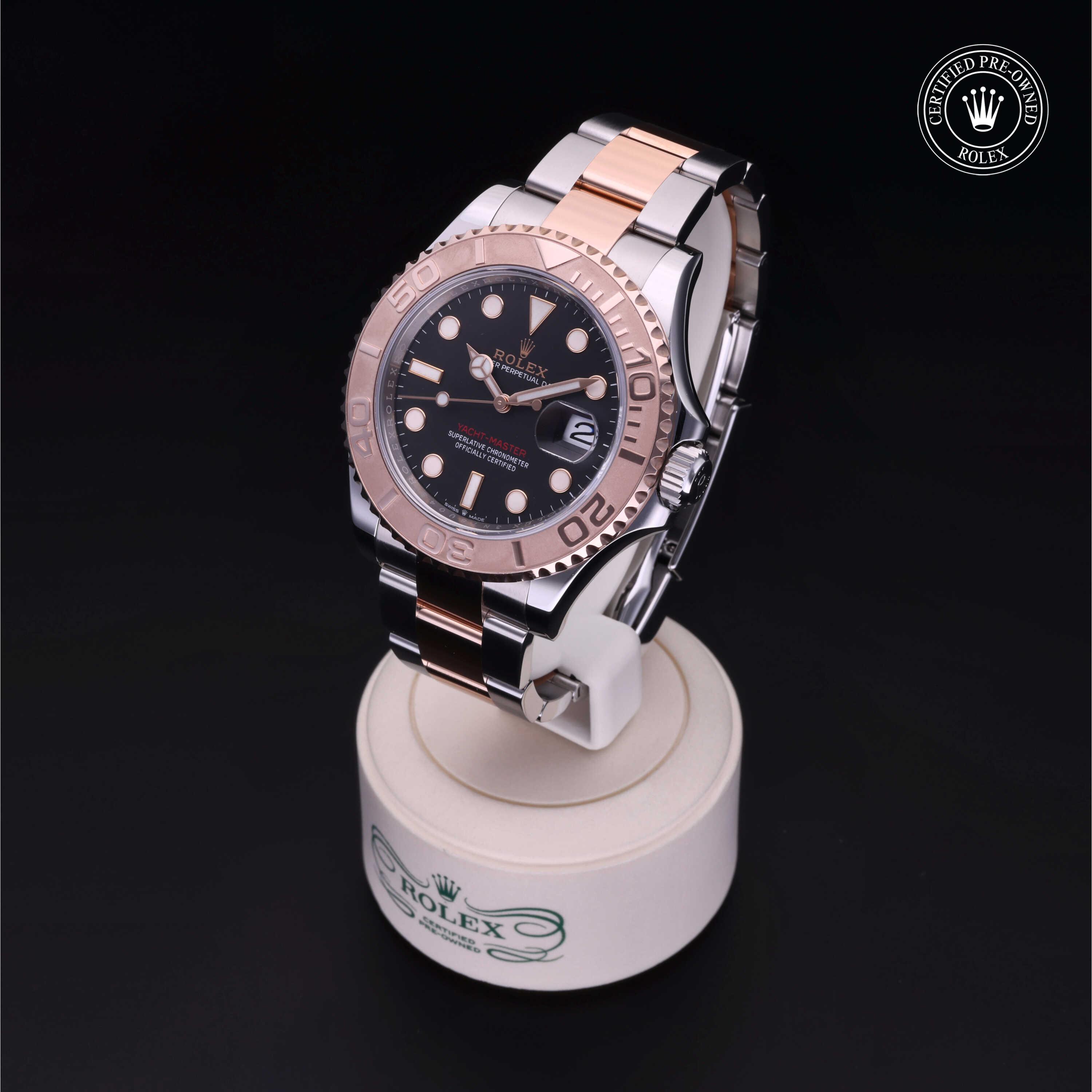 Rolex Yacht-Master in Rolesor 18 Carat Red M126621-0002 at Benari Jewelers
