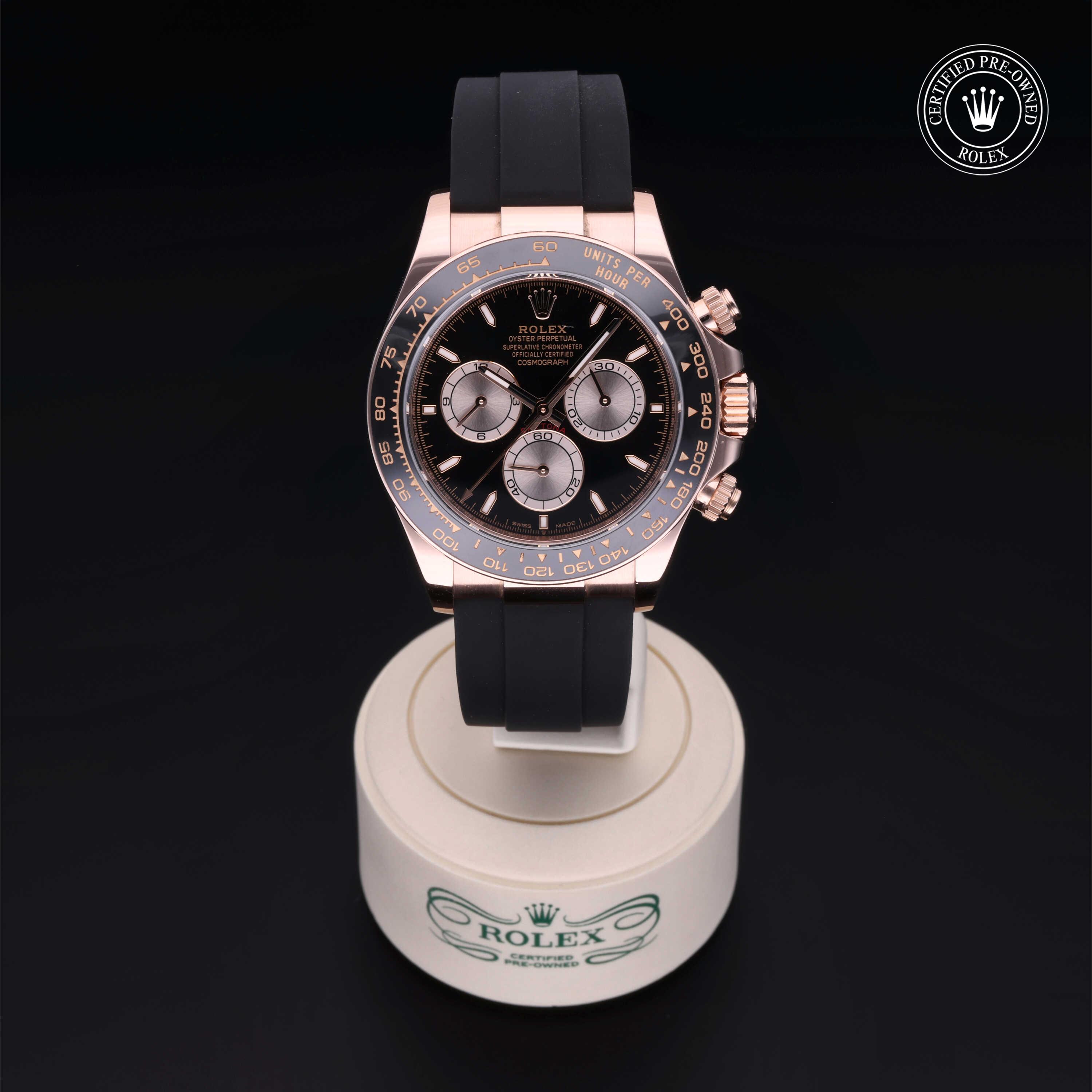 Rolex Cosmograph Daytona in Gold 18 Carat Red M126515LN-0001 at Benari Jewelers