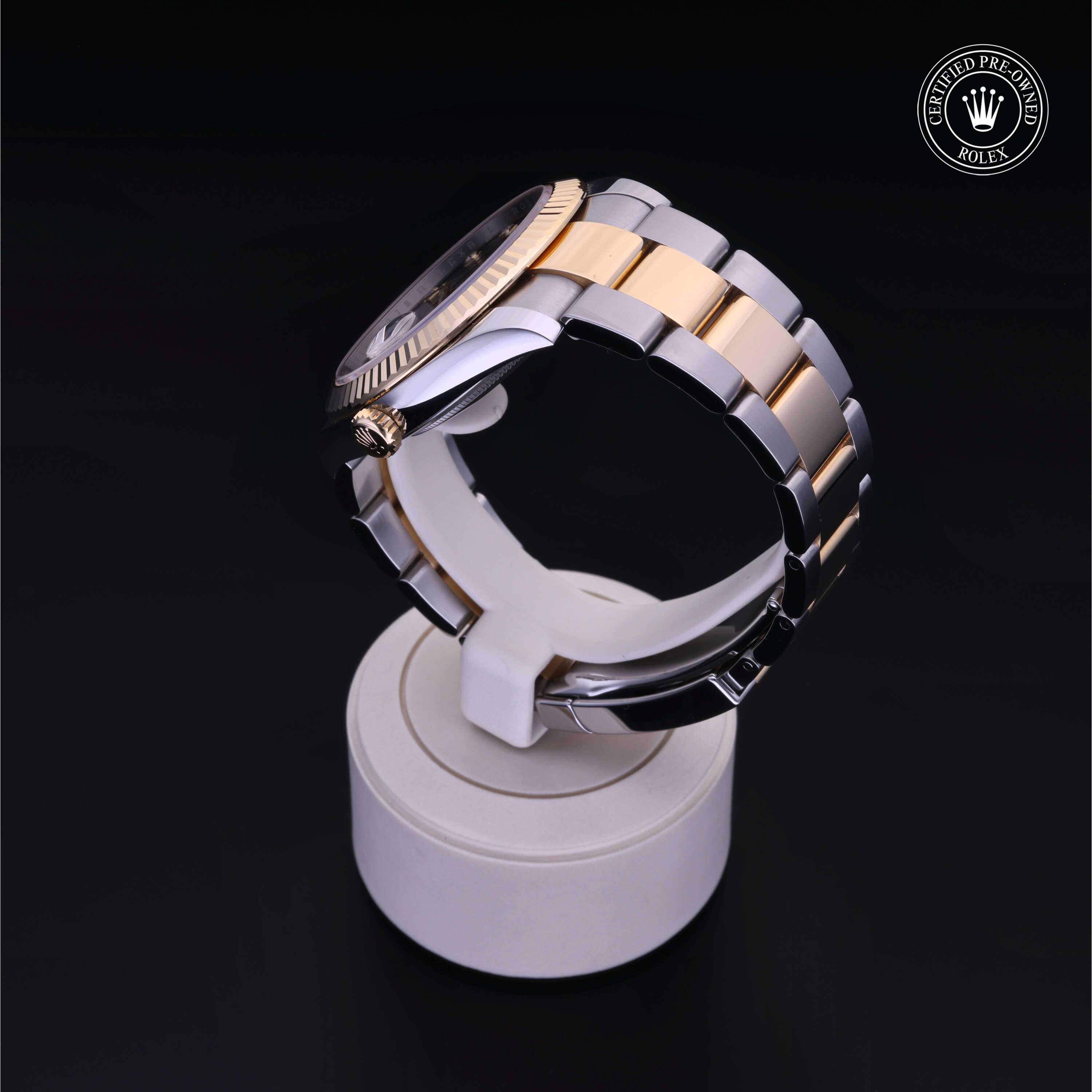 Rolex Datejust in Rolesor 18 Carat Yellow M126333-0005 at Benari Jewelers