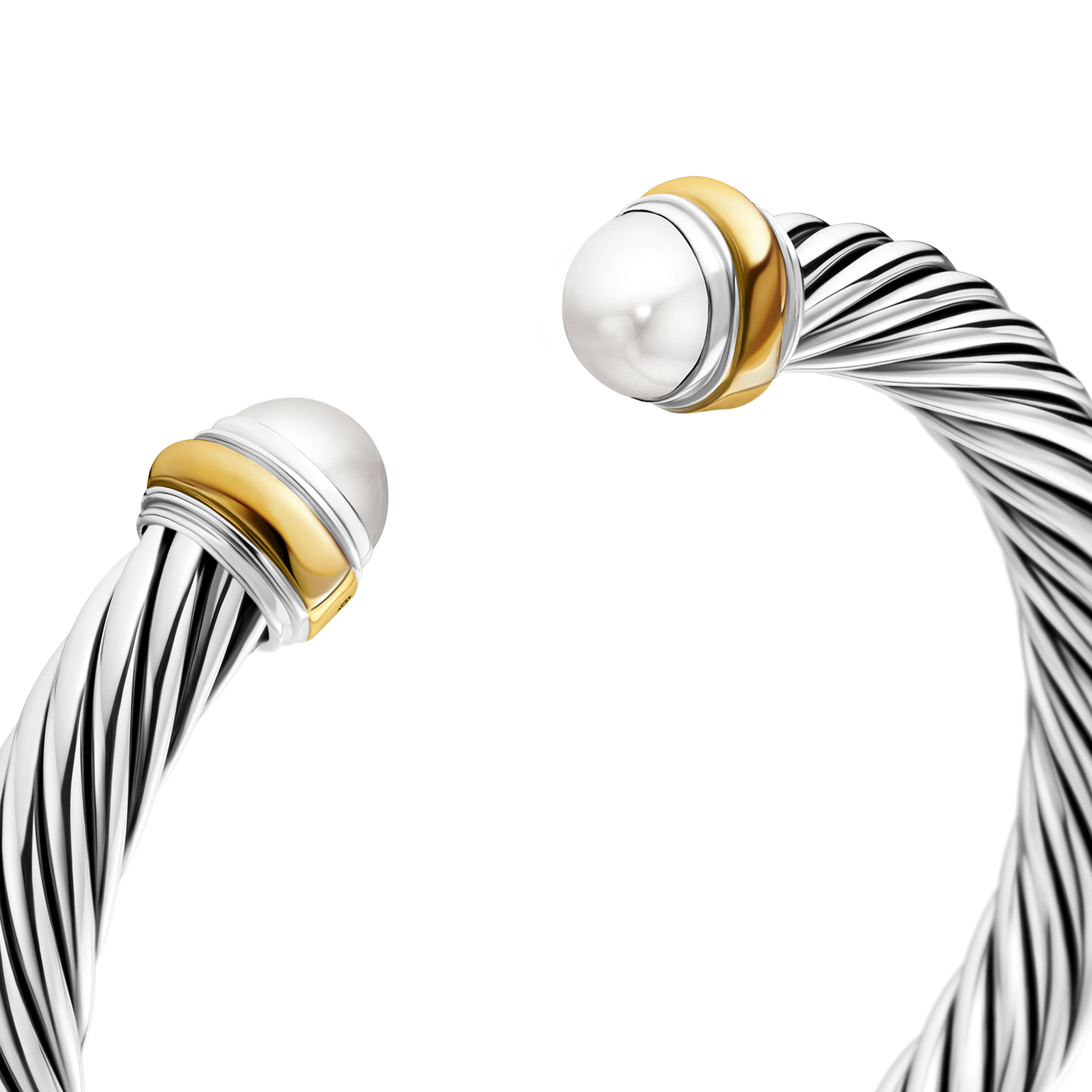Gold and Silver Bracelet Q561 TBM2252MZJJJ-Gabriel & Co.-Classic Yellow Gold & Silver  main image 3