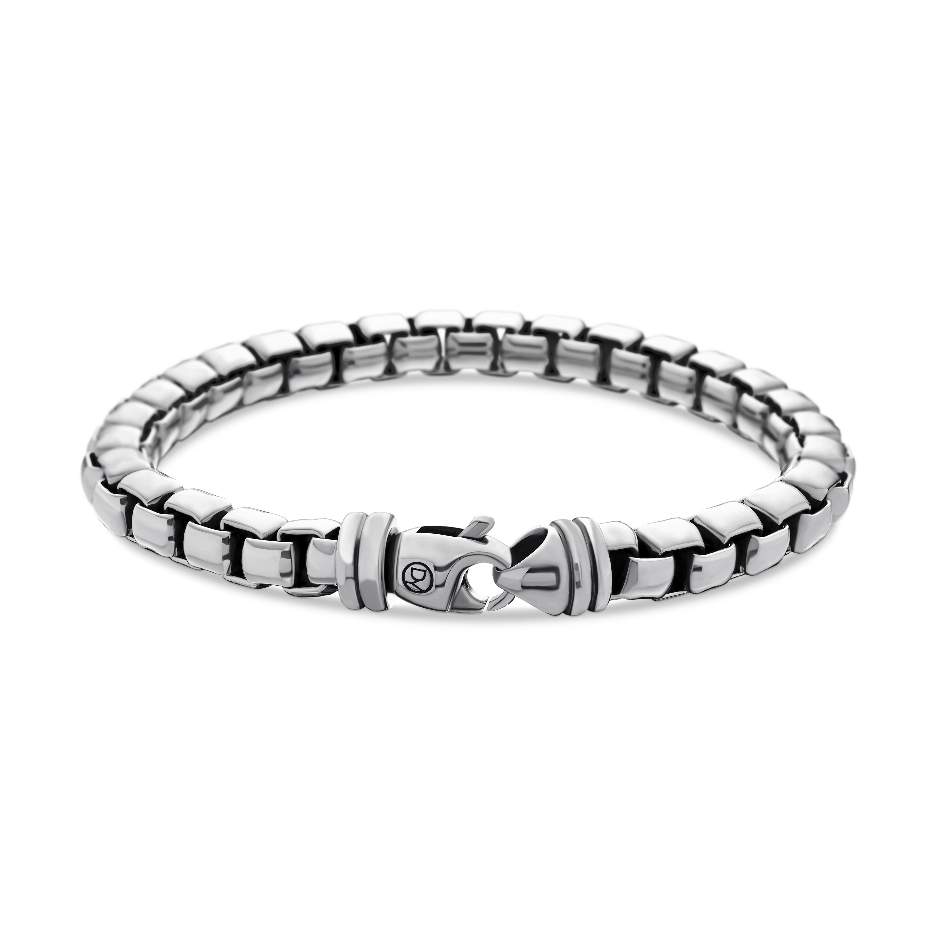 X-Large Box Chain Bracelet in Sterling Silver | Benari Jewelers