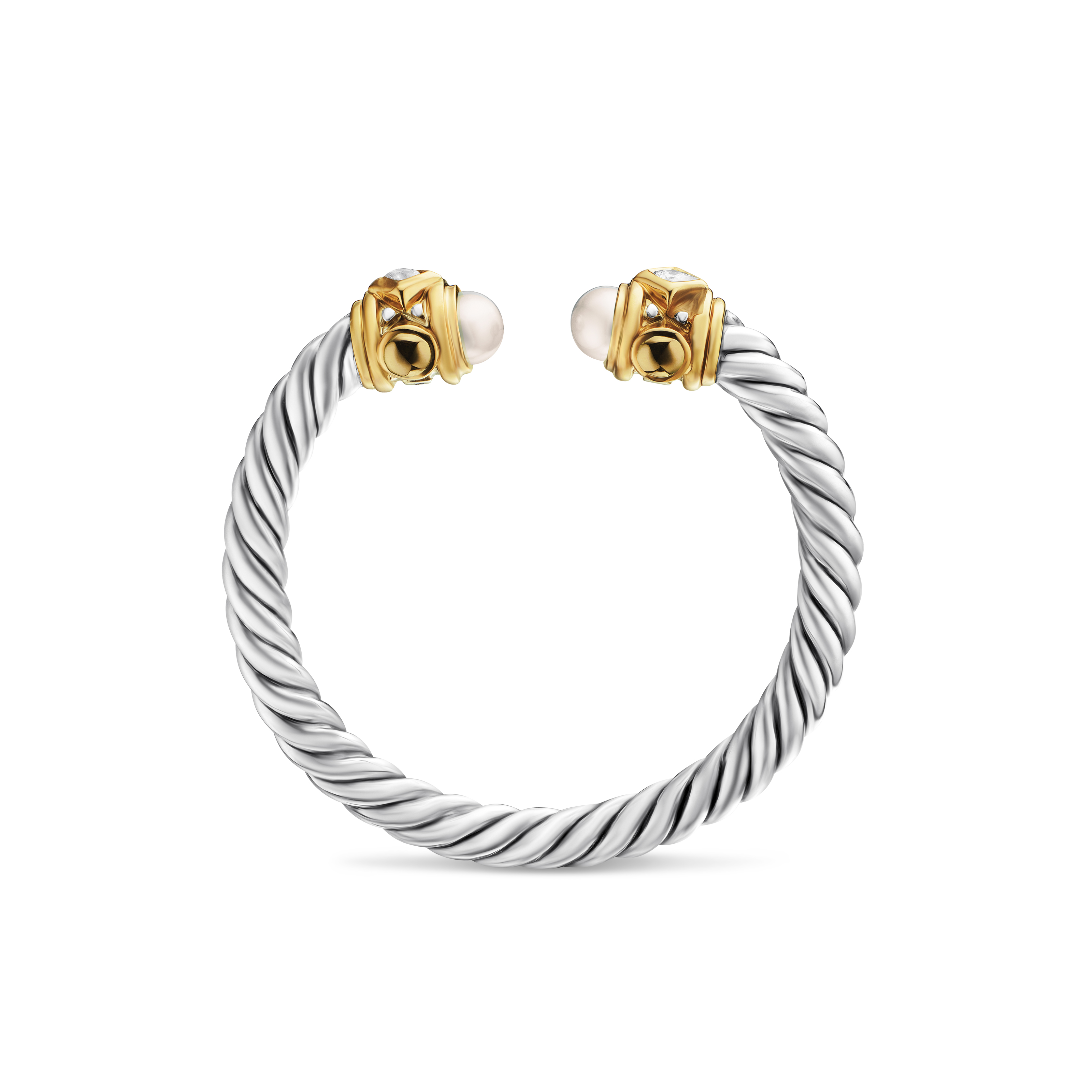 レア David Yurman 925 ダイヤモンド 天然プラシオライト リング レア