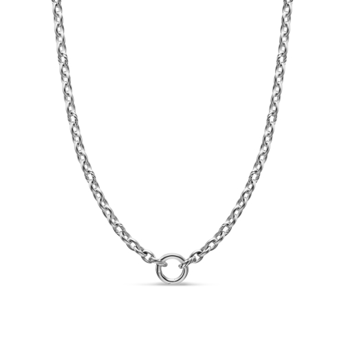 DY Mercer® Petite Chain Necklace in Sterling Silver, 4.5mm