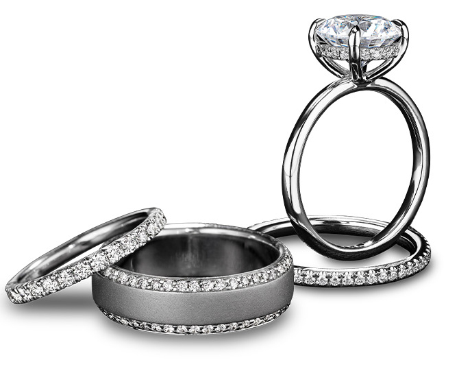 Diamond Engagement Rings and Wedding Bands