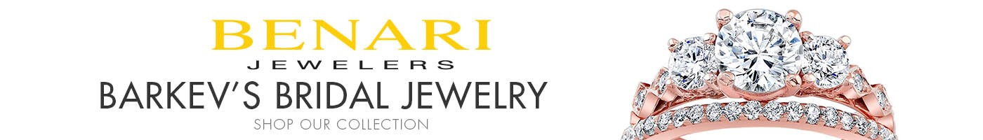 Benari Jewelers - Barkev's Bridal Jewelers Logo. Shop our collection.