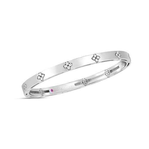 Roberto Coin Love In Verona Narrow Width Diamond Accent Bangle 8882970AWBAX