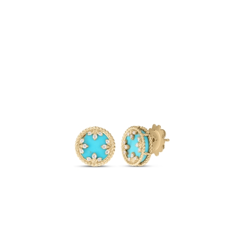 Roberto Coin Venetian Medallions Small Stud Earrings 8883531AYERXT