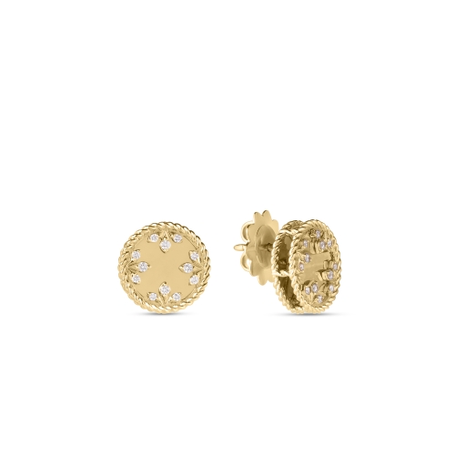 Roberto Coin Venetian Medallions Small Stud Earrings 8883533AYERX