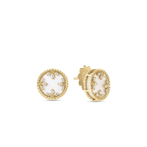 Roberto Coin Venetian Medallions Small Stud Earrings 8883531AYERXM