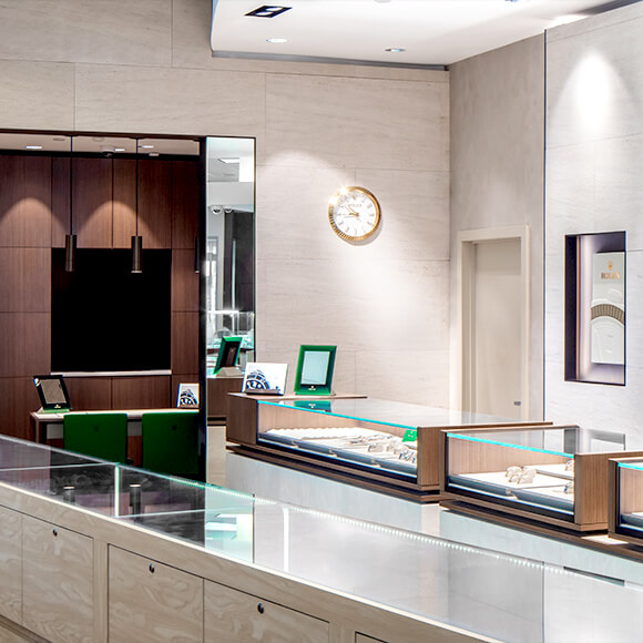 Benari Jewelers Rolex showroom in Exton Pennsylvania