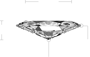 Marquise Diamond Side View